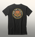 ATS Join the Society AF t-shirt showing the graphics on the back
