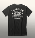 American Tattoo Society Vintage logo design t-shirt