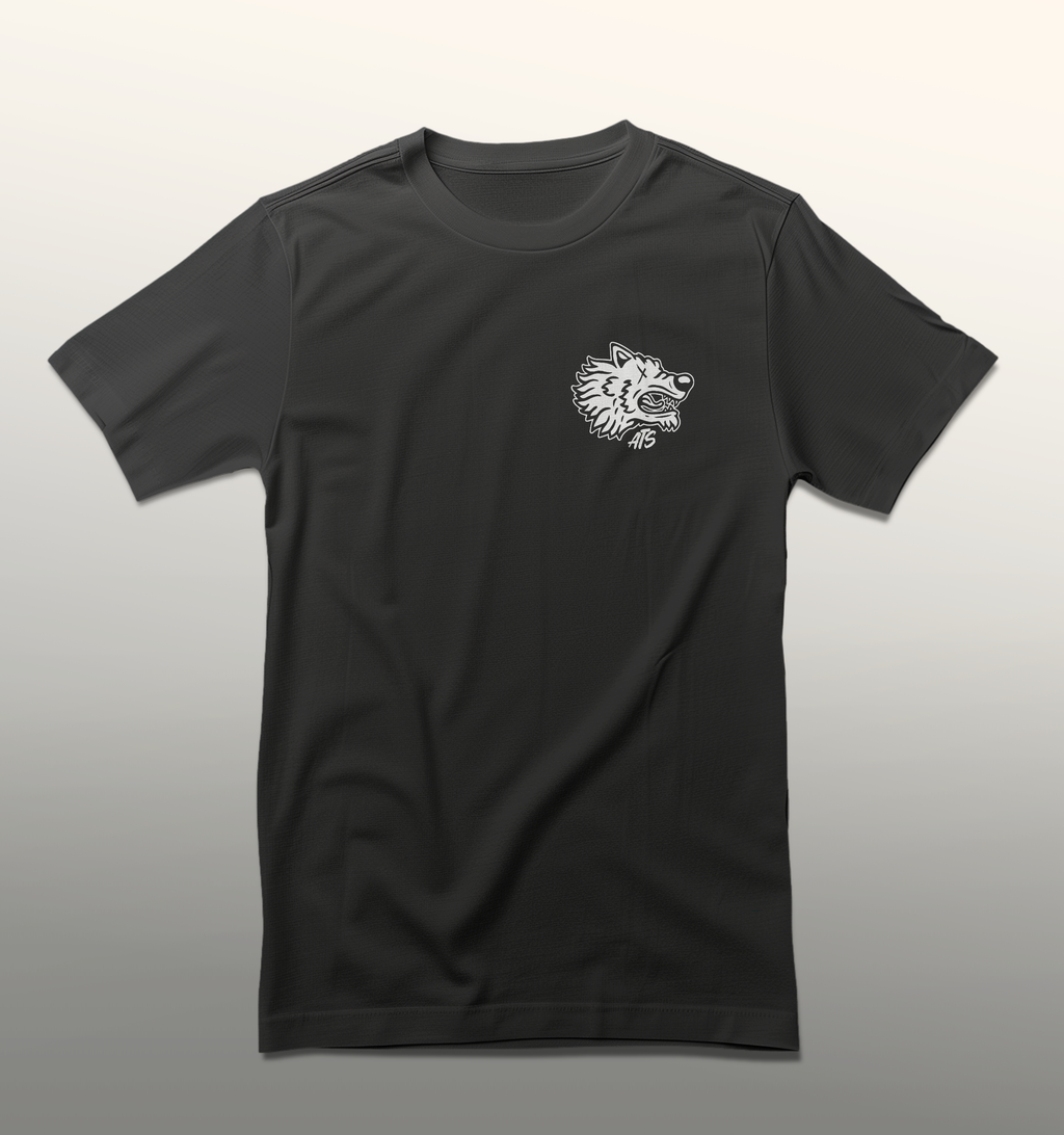 ATS Wolfhead shirt - front graphic design