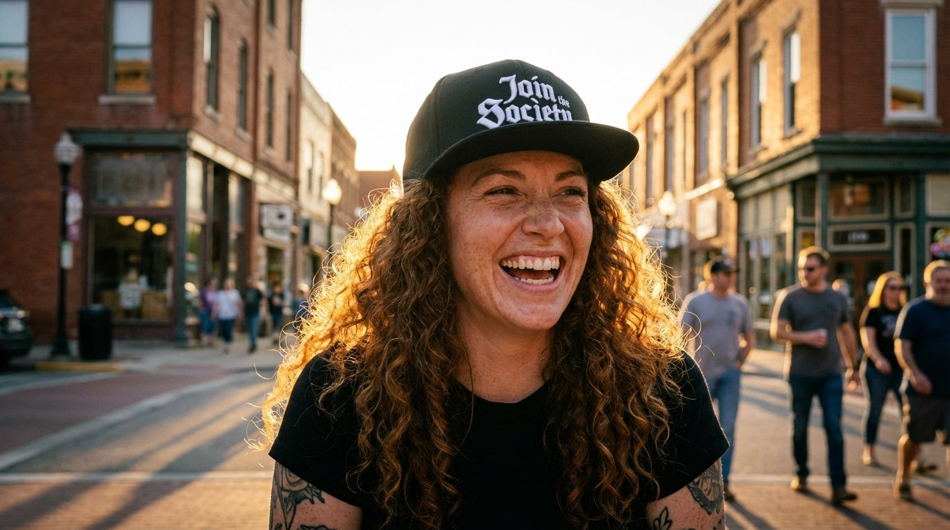 ATS Join the Society 3D Flat Bill Snapback Hat