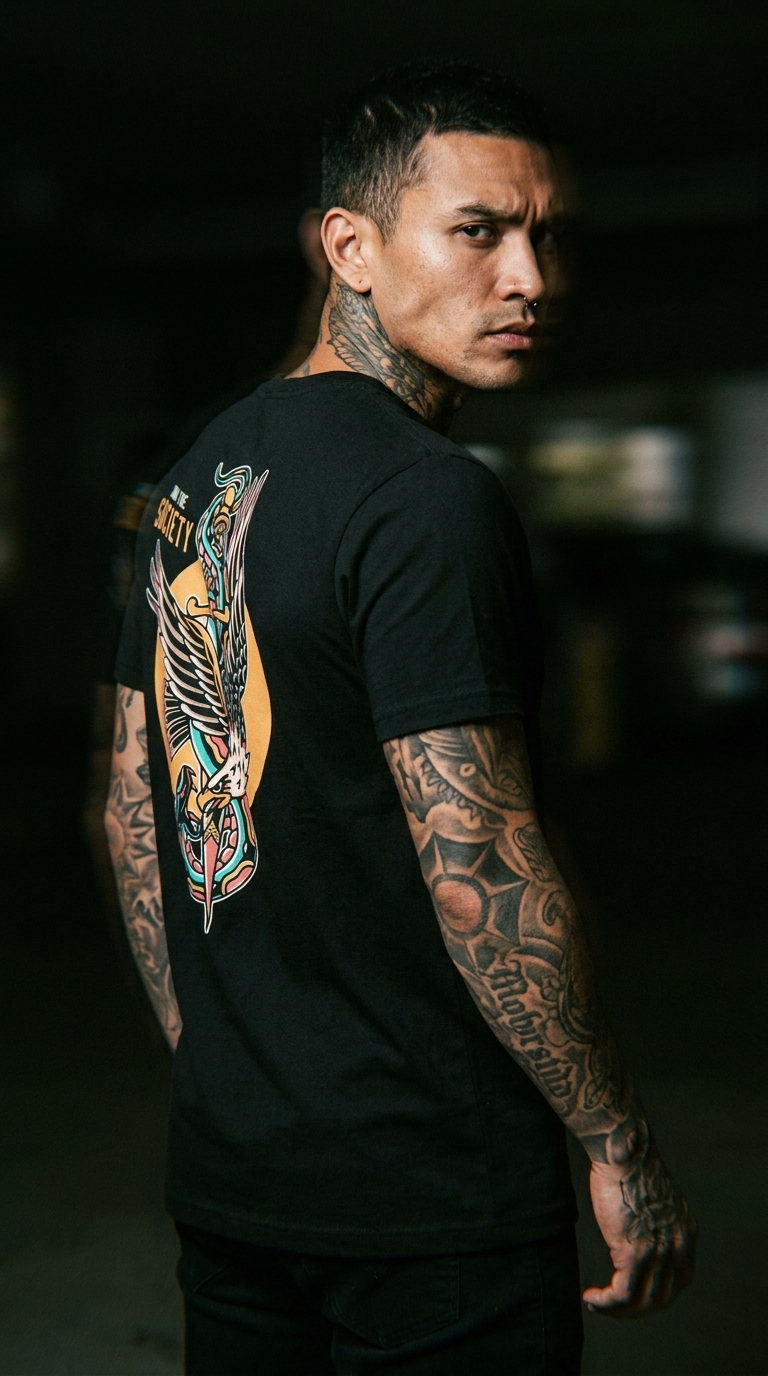 The Eagle's Revenge American Tattoo Society Short Sleeve Unisex T-Shirt