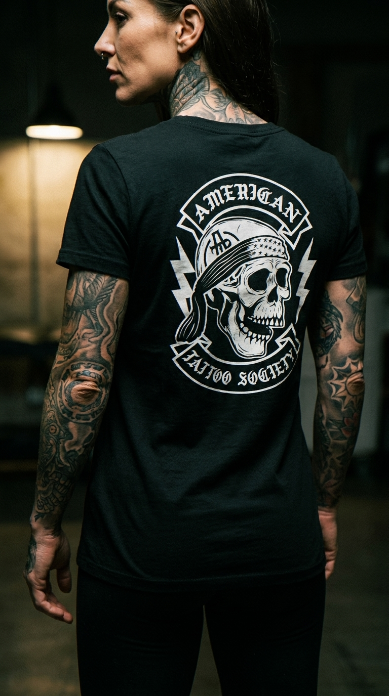 ATS World Tour - American Tattoo Society Sleeve Unisex T-Shirt