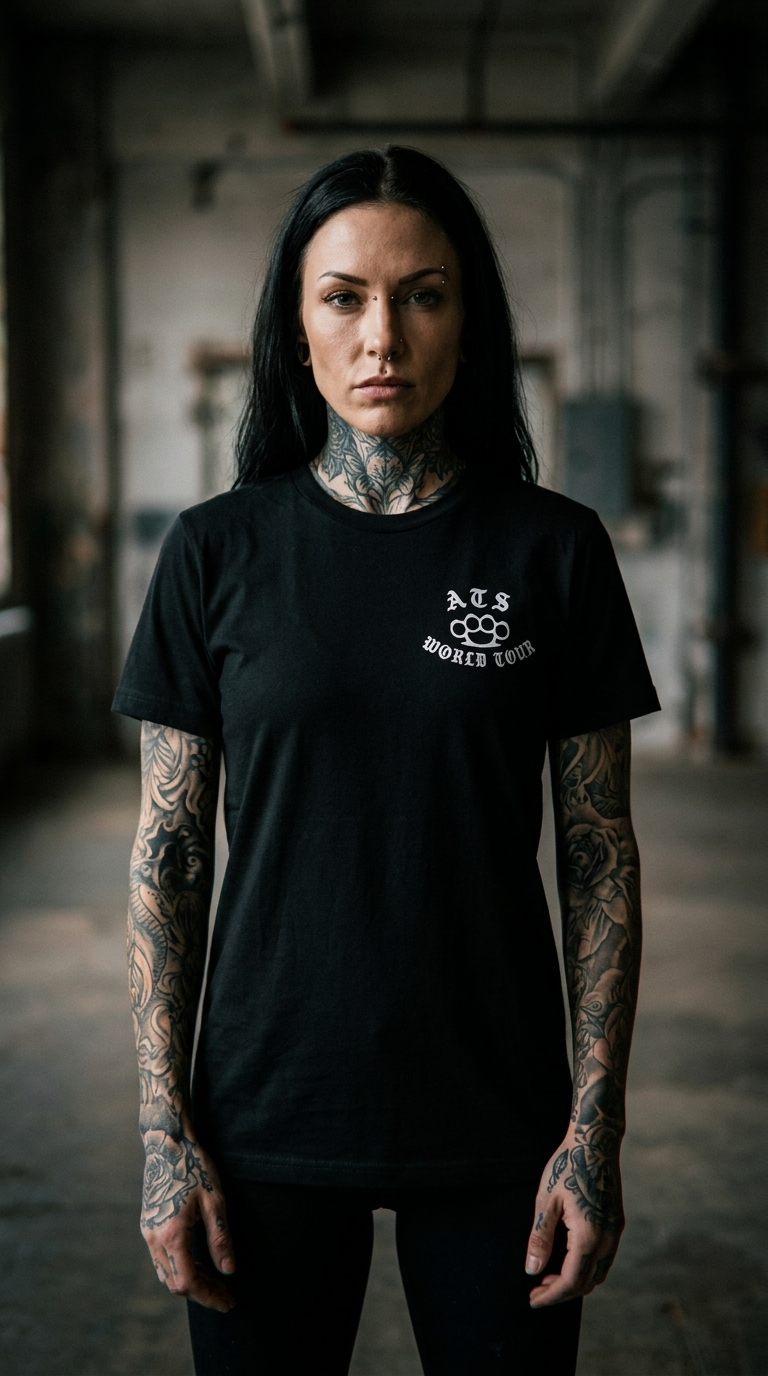 ATS World Tour - American Tattoo Society Sleeve Unisex T-Shirt