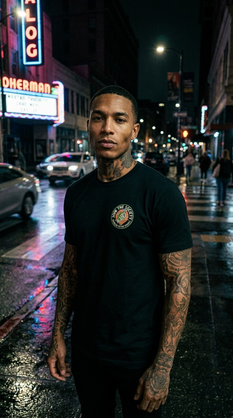 Join the Society Army - Armed Conflict - American Tattoo Society Sleeve Unisex T-Shirt