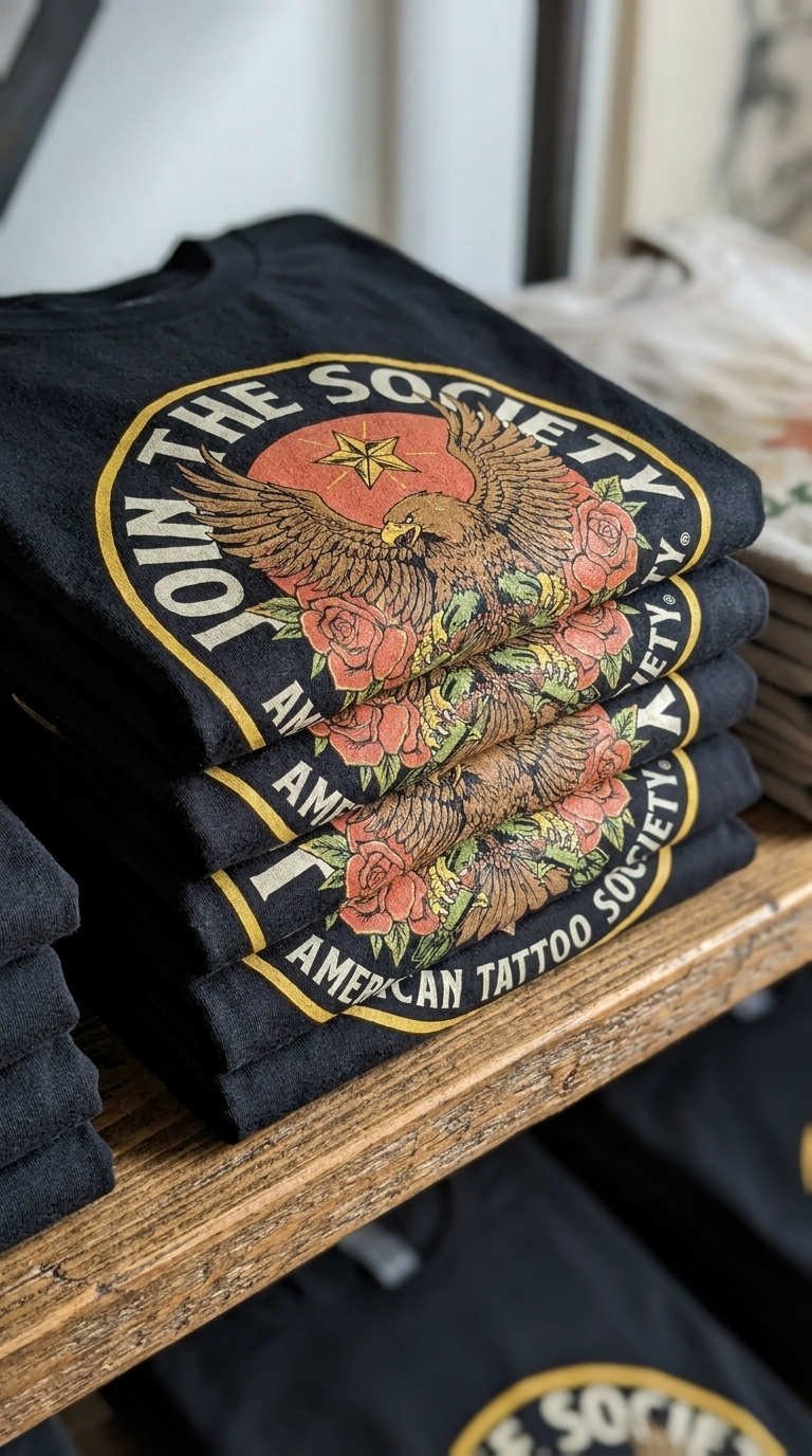 Join the Society AF - Arial Conflict - American Tattoo Society Sleeve Unisex T-Shirt