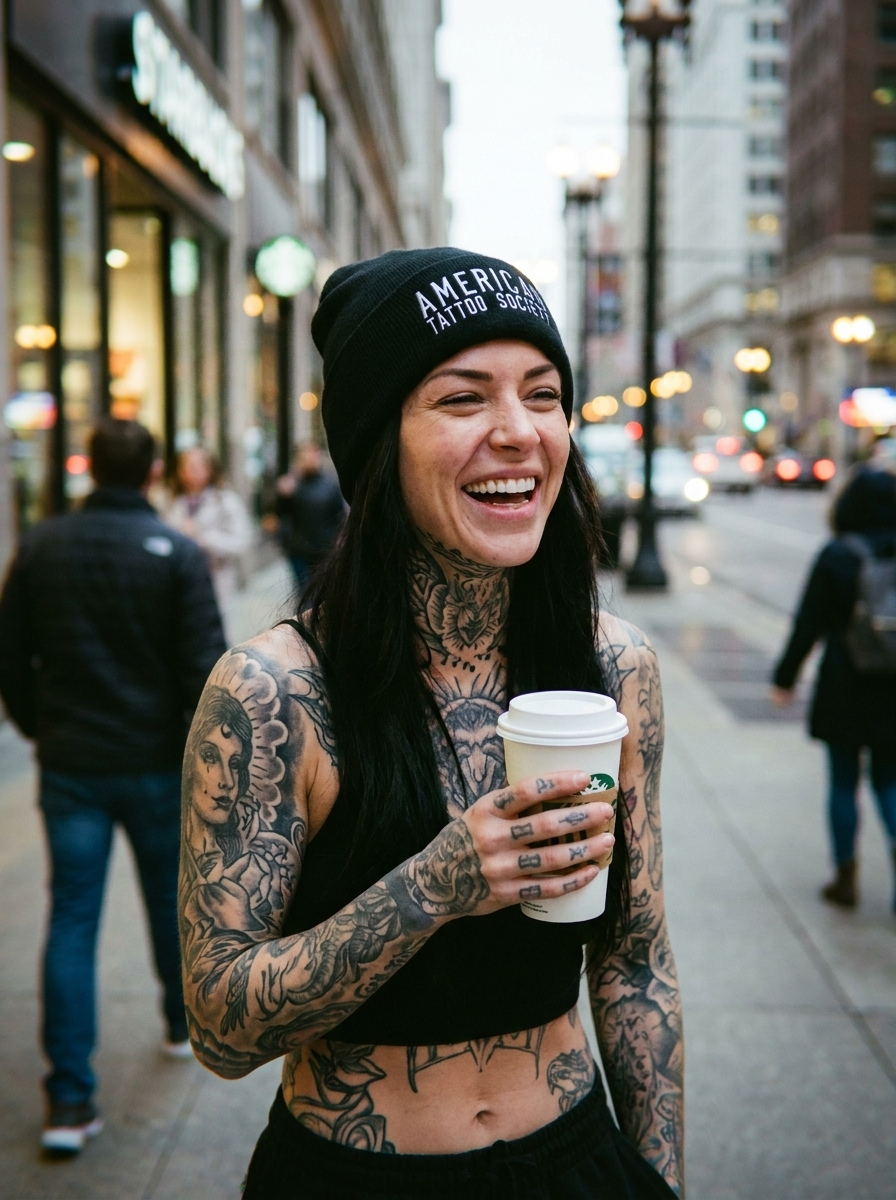 ATS Type Logo Cuffed Beanie