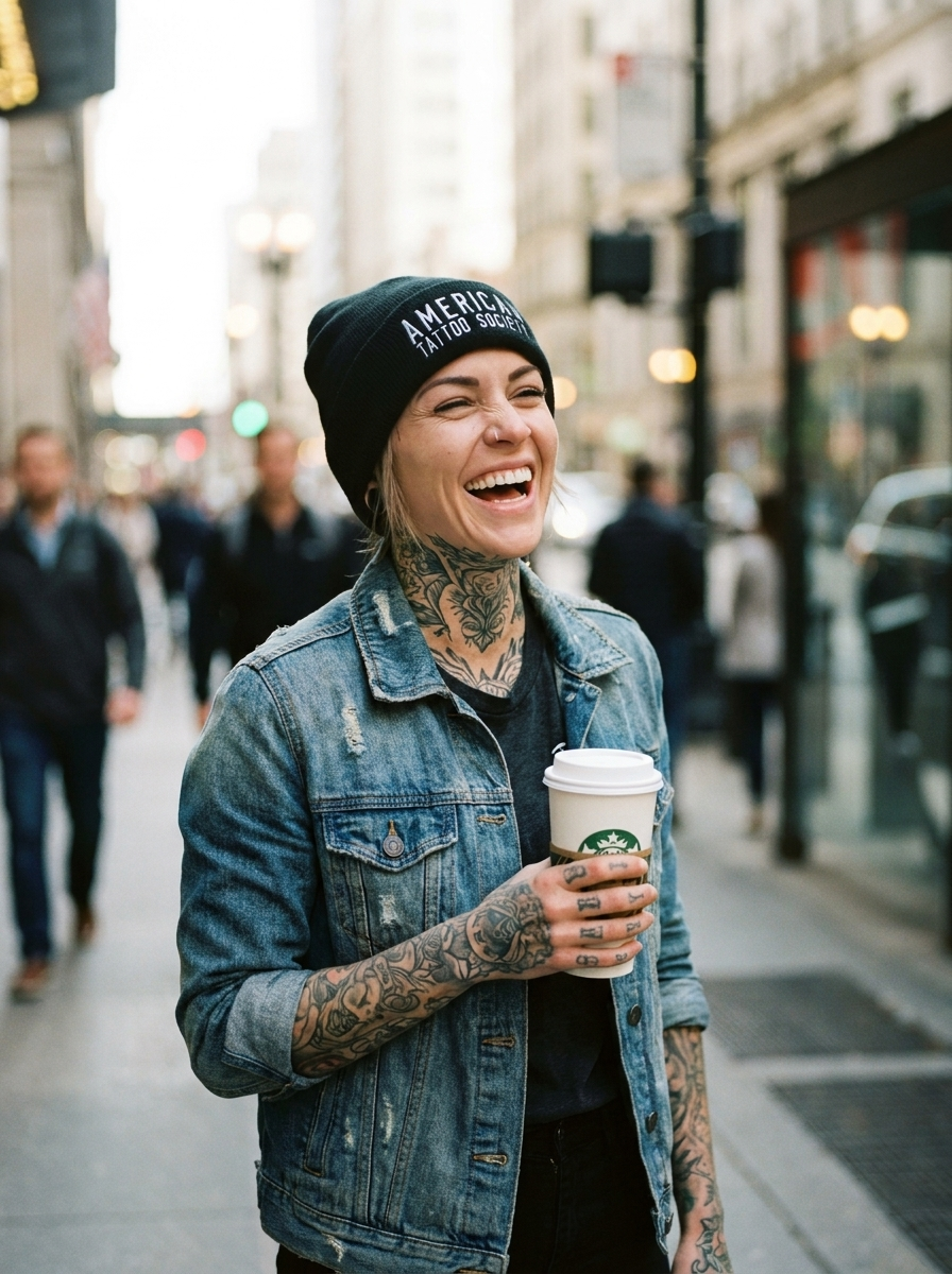 ATS Type Logo Cuffed Beanie