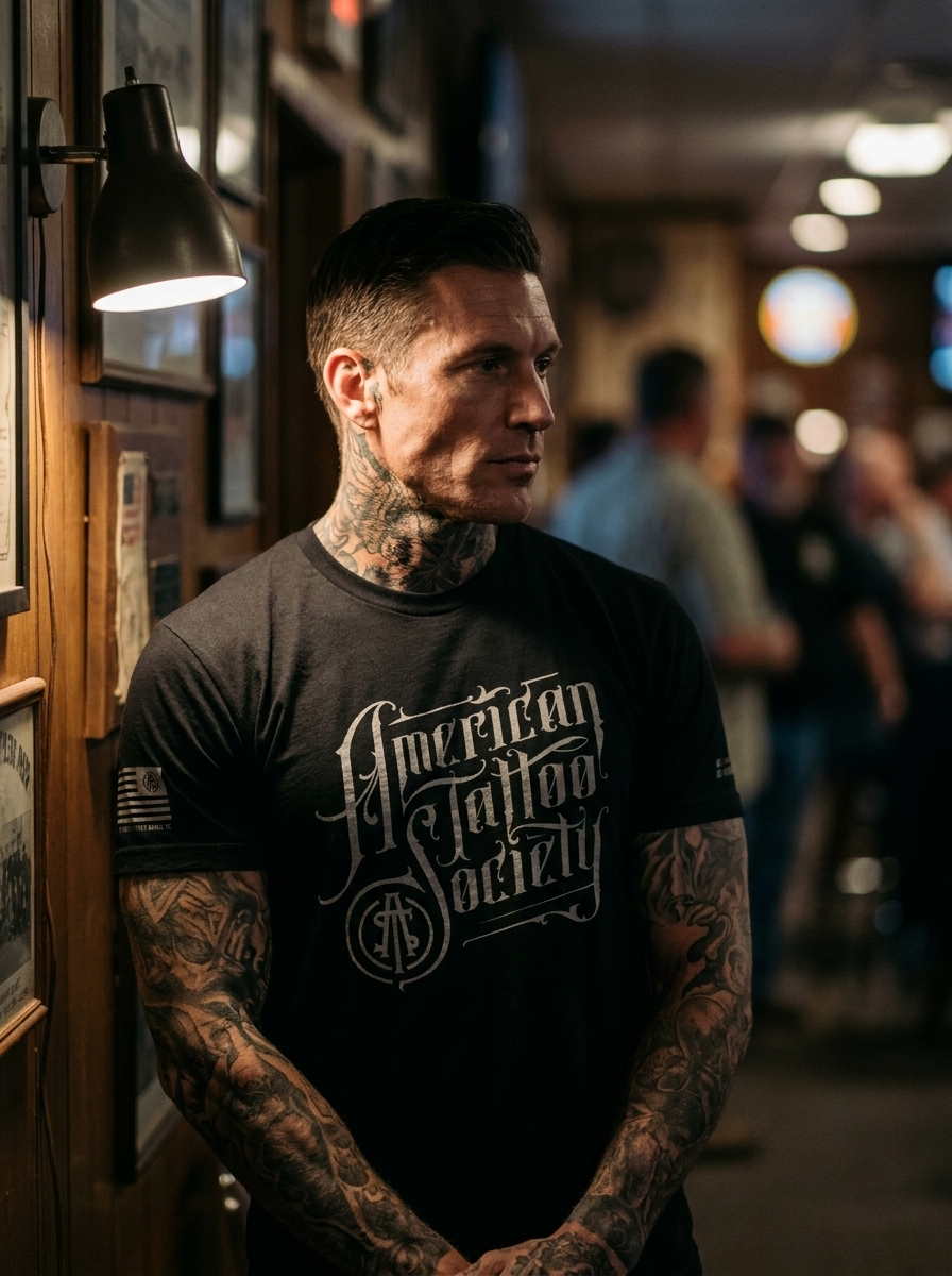 ATS Full Logo Location Short Sleeve T-Shirt Unisex