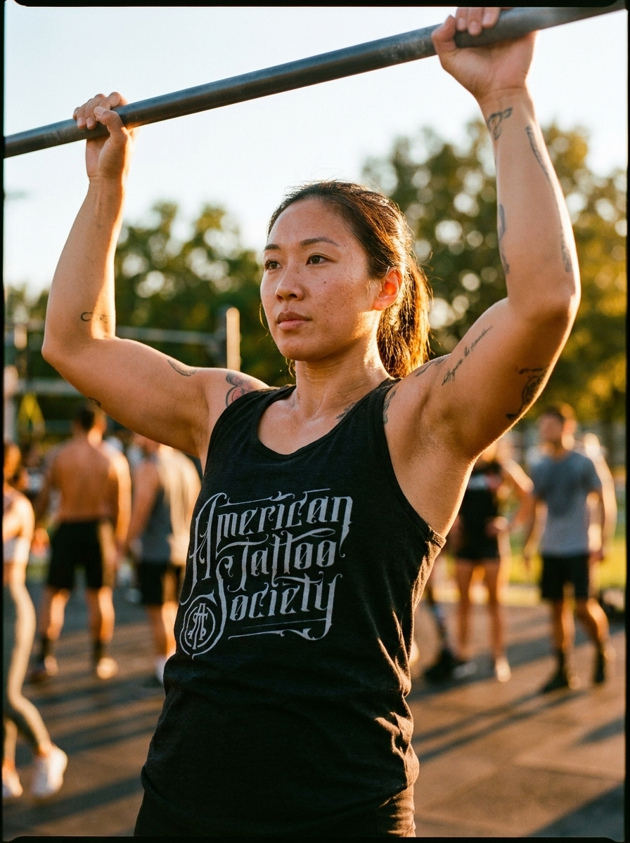 ATS Full Logo - Women's Racerback Tank