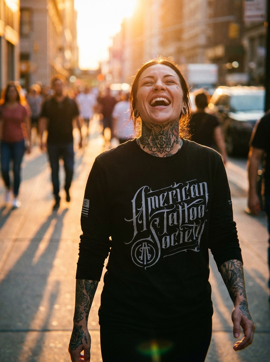 ATS Full Logo Location Long Sleeve T-Shirt Unisex