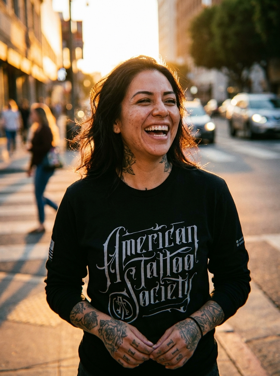 ATS Full Logo Location Long Sleeve T-Shirt Unisex